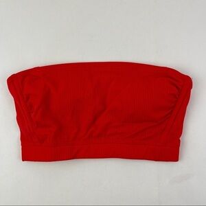 Xhilaration Tube Top Womens Small Red Padded Metal Sides Lined